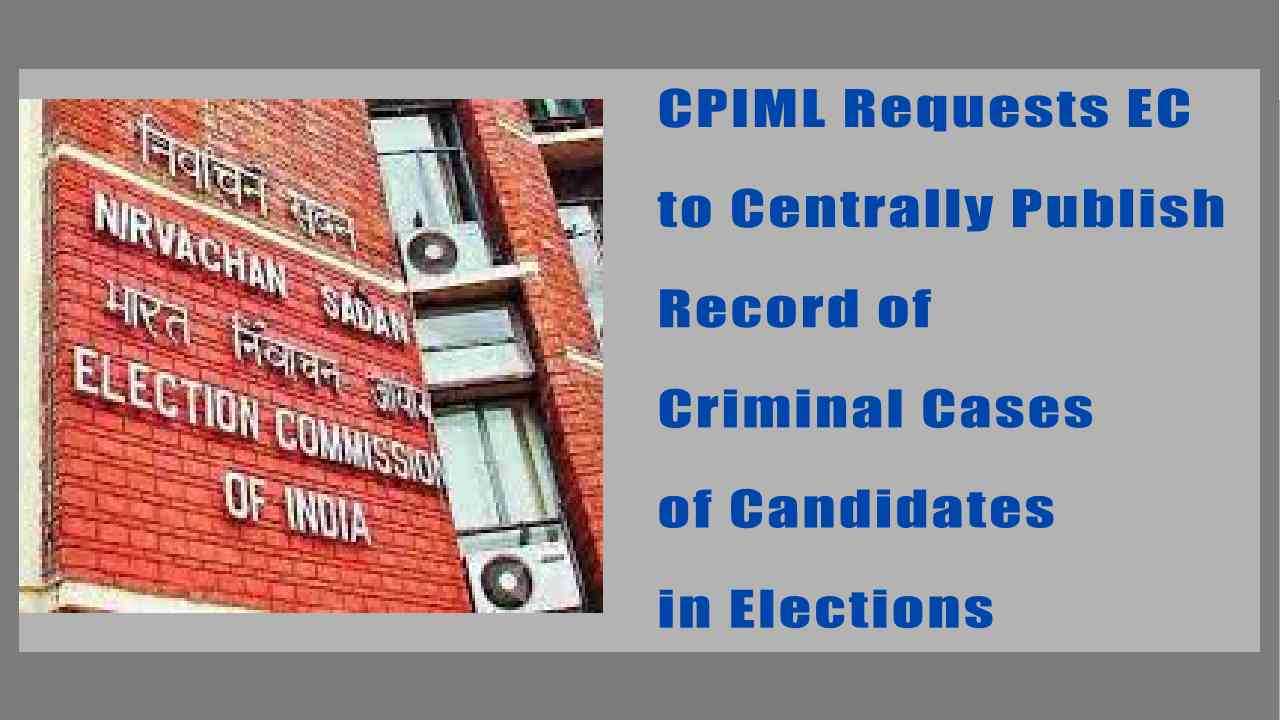 Criminal Cases of Candidates in Elections