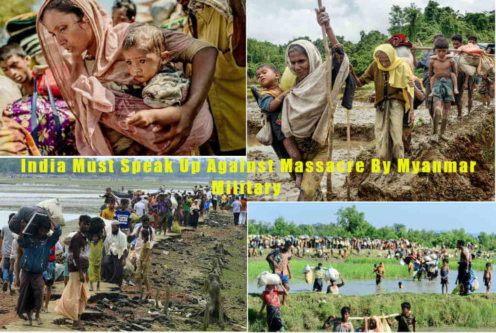 India Must Speak Up Against Massacre By Myanmar Military