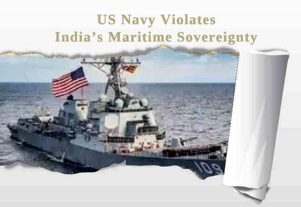 US Navy Violates India’s Maritime Sovereignty - Report