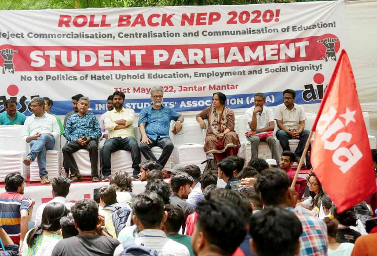 AISA holds Student Parliament in Delhi_0
