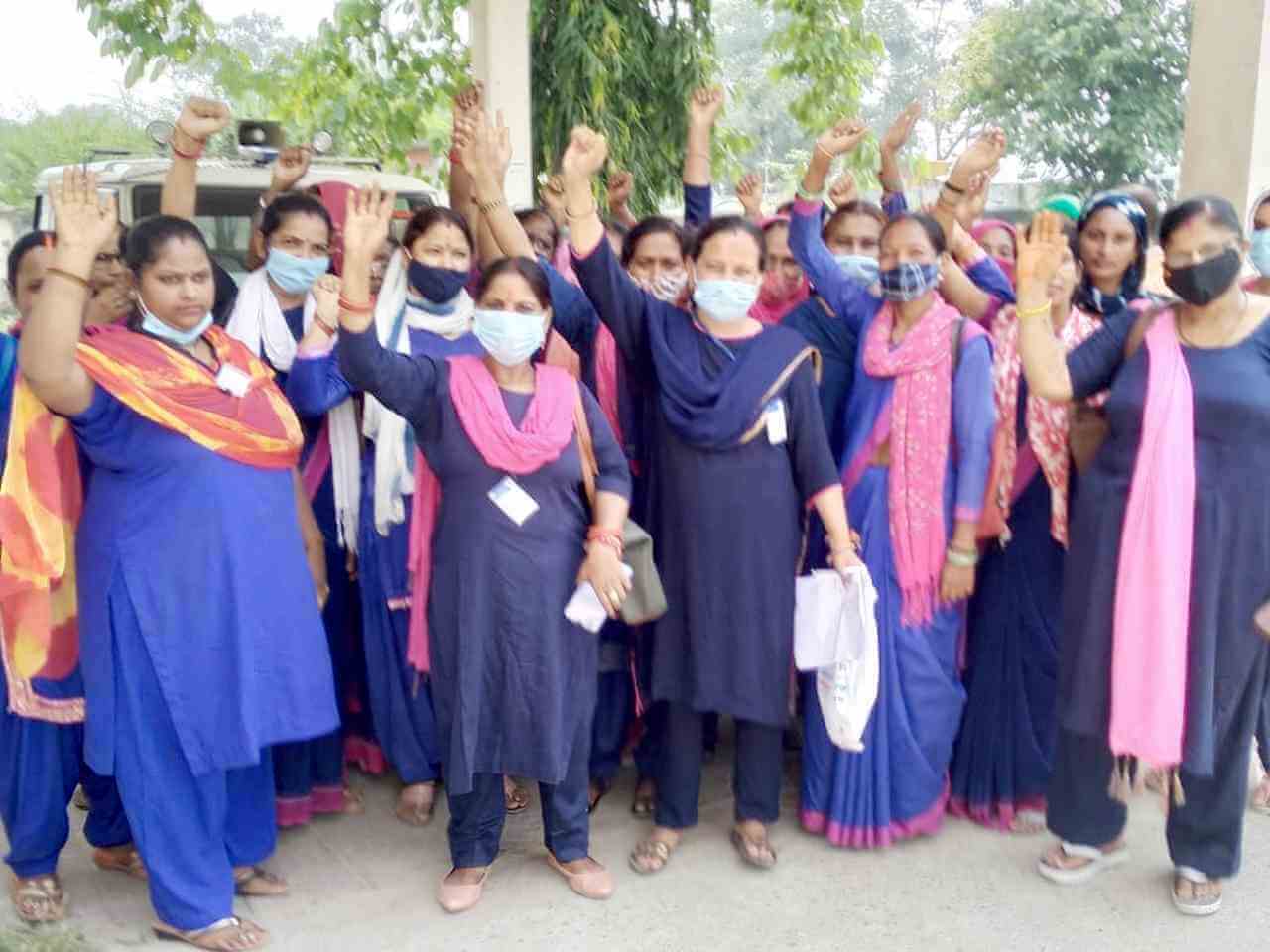 ASHA Workers Protest Across Uttarakhand