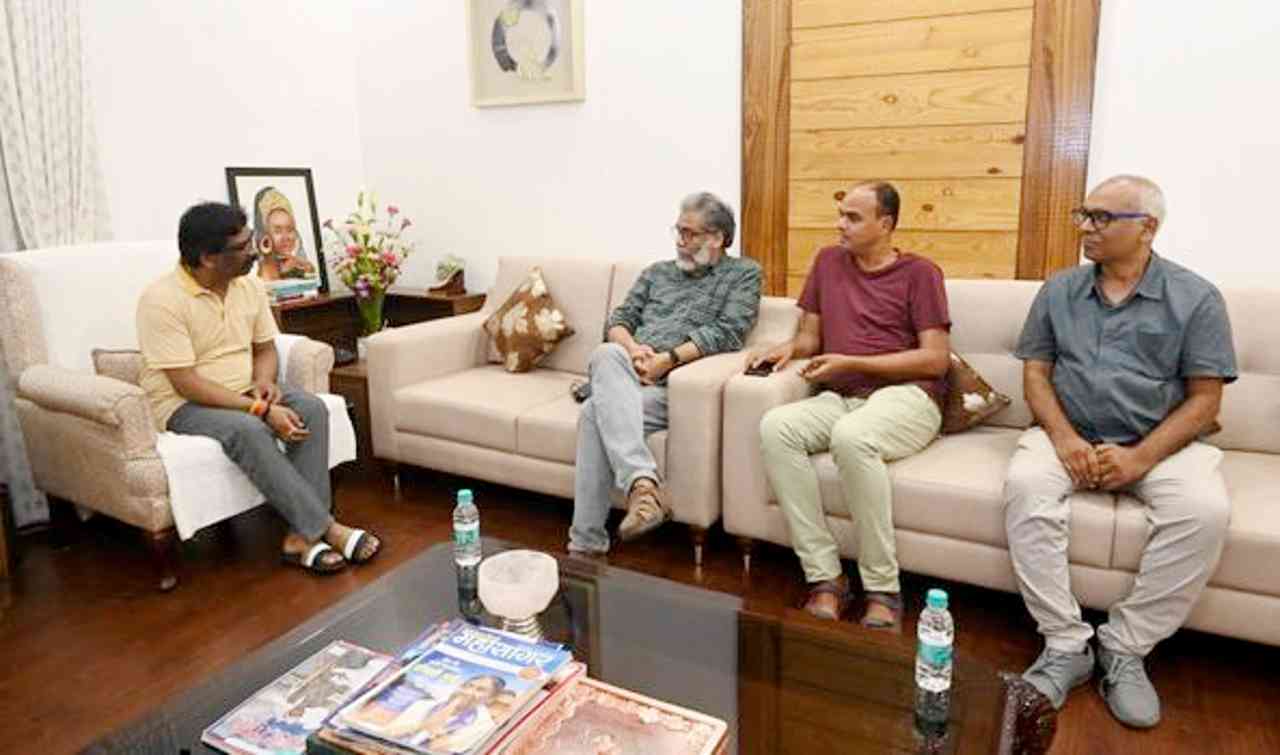 Comrade Dipankar Meets Jharkhand CM
