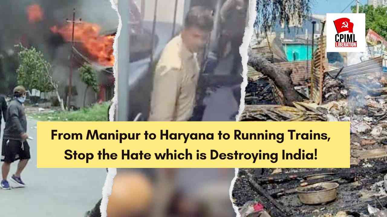 From Manipur to Haryana to Running Trains, Stop the Hate which is Destroying India!